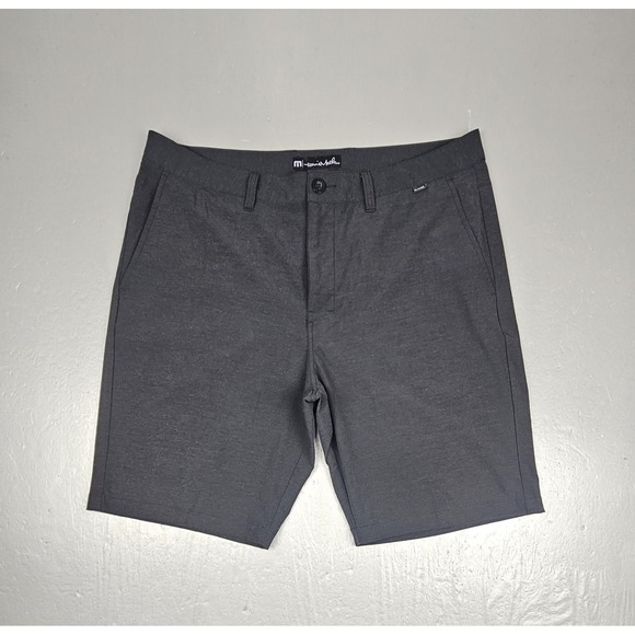 Travis Mathew Other - Travis Mathew Golf Shorts Mens 36 Midnight Black Athletic Performance Flat Front